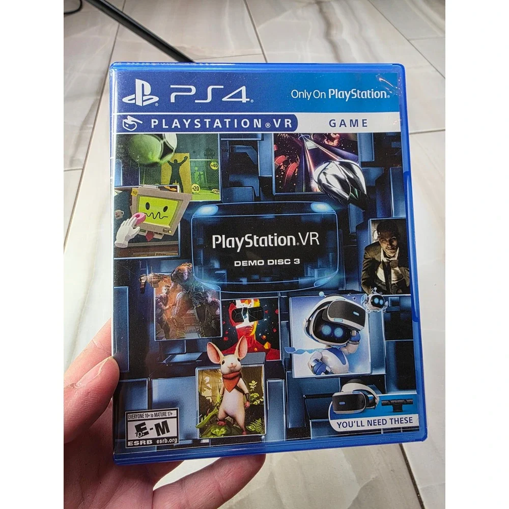 Sony PlayStation VR Demo Disc 3 PS4 PSVR Physical Disc 3003707-AC Not For Resale